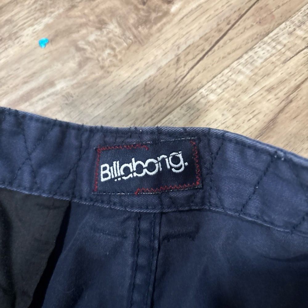 Men's billabong Navy Cargo Shorts - Classic Comfort Y2K skater - Picture 6 of 9